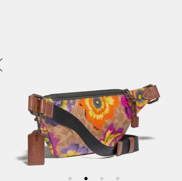 Coach Mini Rivington Belt Bag in Signature Canvas - Picture 4 of 15